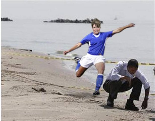 kicking obama